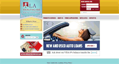 Desktop Screenshot of lahfcu.org